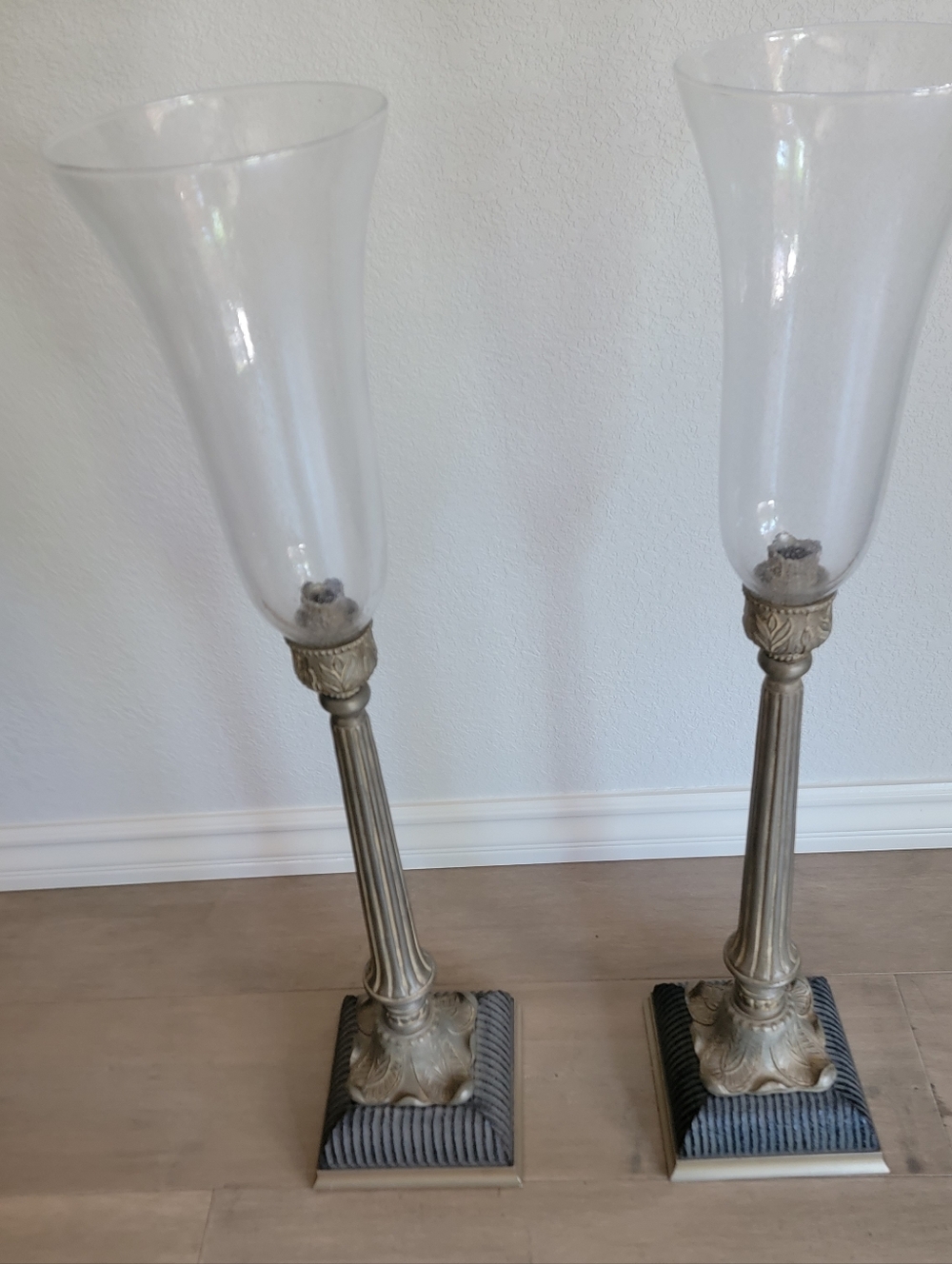 Elegant Bronze Candle Holders